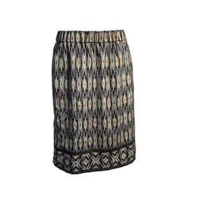 Chico’s Brown Print Skirt